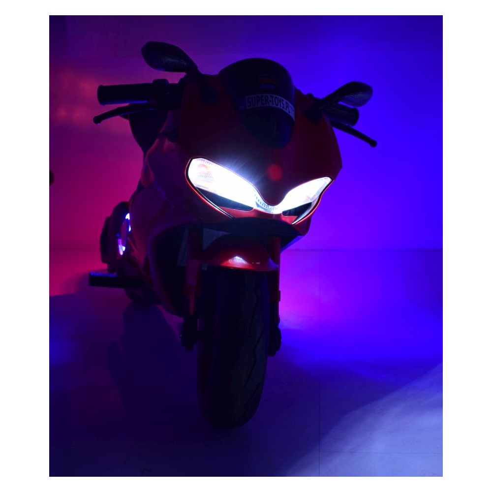 DIDELIS MOTOCIKLAS „PERFECT“ SU LAISVU STARTU, 250 VATŲ, GRANDINĖ, DISKINIAI STABDYMAI, MINKŠTI RATAI / SX1629-24V