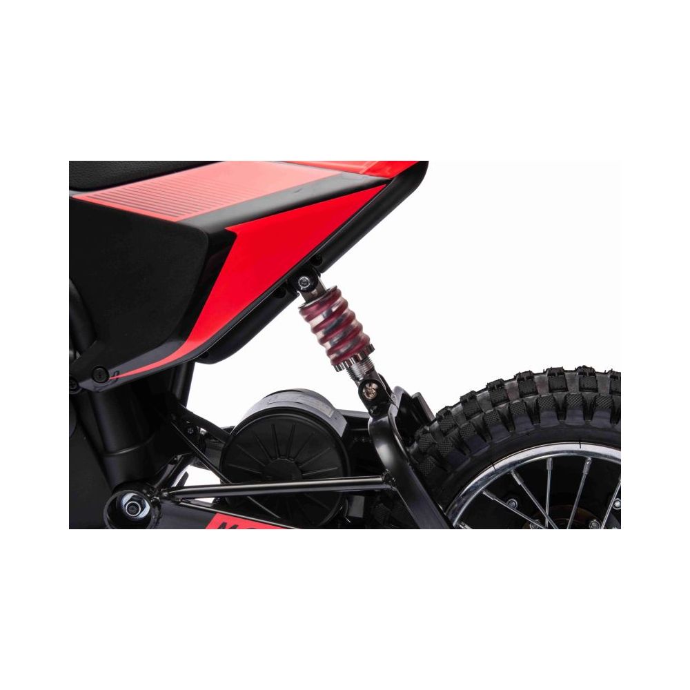 DIDELIS KROSO MOTOCIKLAS „RACE WOLNY START“, 250 VATŲ, GRANDINĖ, DISKINIAI STABDŽIAI, PRIEPUČIAMI RATAI / BDM-0952-24