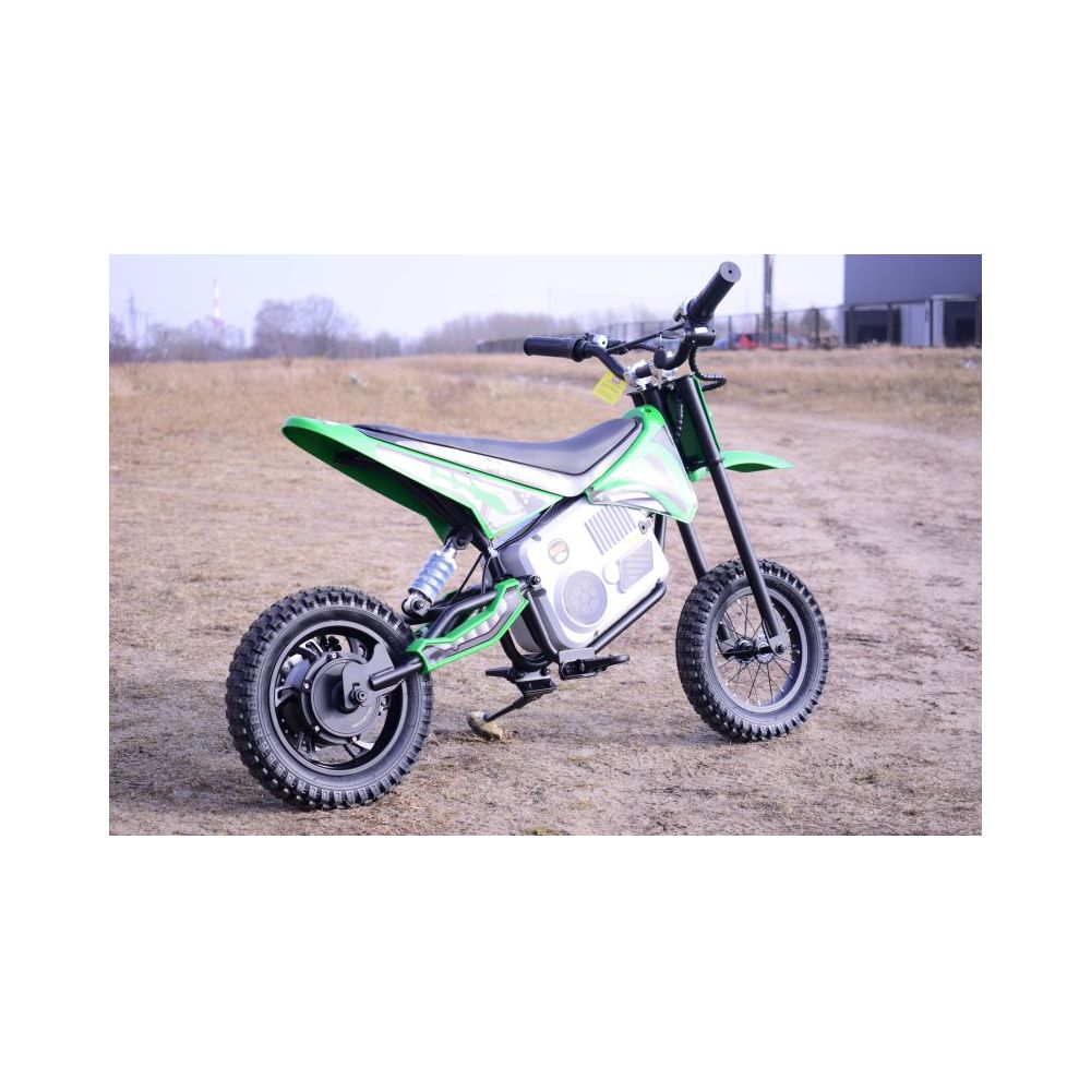 REWELACYJNY MOTOR CROSSOWY SPEED POMPOWANE KOŁA, STALOWA RAMA 36V/A9901