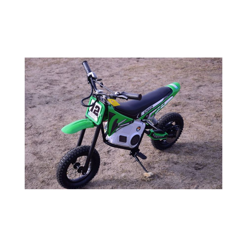 REWELACYJNY MOTOR CROSSOWY SPEED POMPOWANE KOŁA, STALOWA RAMA 36V/A9901