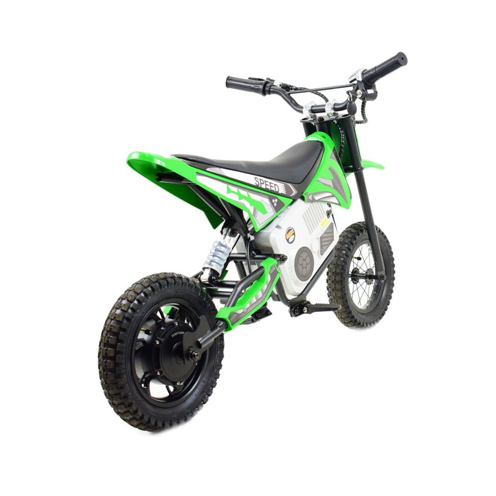 REWELACYJNY MOTOR CROSSOWY SPEED POMPOWANE KOŁA, STALOWA RAMA 36V/A9901