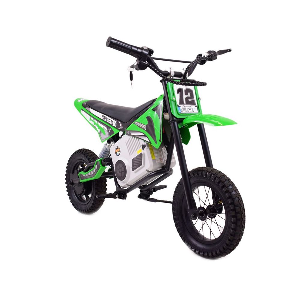 NUOSTABUS MOTOKROSO MOTOCIKLAS „SPEED“ PRIPUČIAMI RATAI, PLIENINIS RĖMAS 36V/A9901