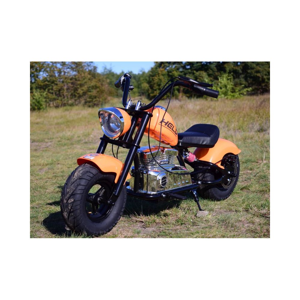 MOTOR CHOPPER "HELD", POMPOWANE KOŁA DO 25 KM/H, PODŚWIETLANY SILNIK/XB1058