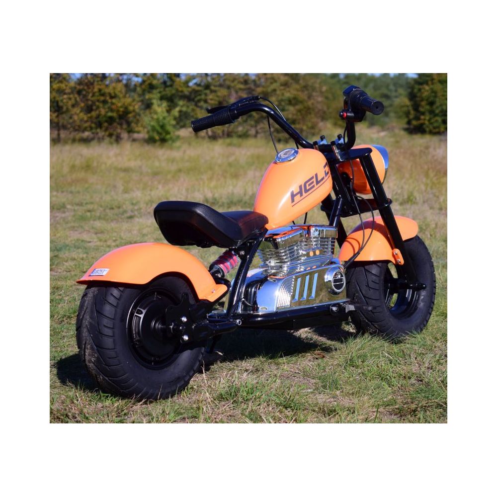MOTOR CHOPPER "HELD", POMPOWANE KOŁA DO 25 KM/H, PODŚWIETLANY SILNIK/XB1058