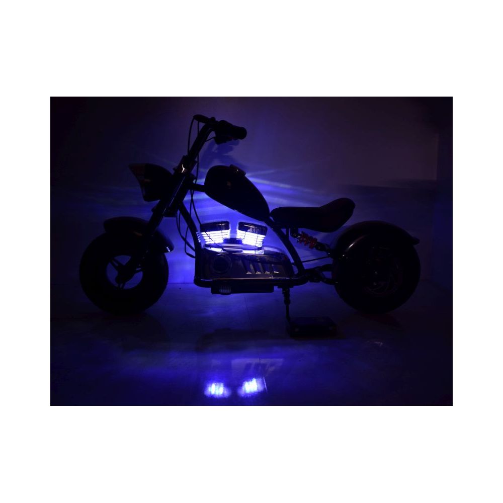 MOTOR CHOPPER "HELD", POMPOWANE KOŁA DO 25 KM/H, PODŚWIETLANY SILNIK/XB1058
