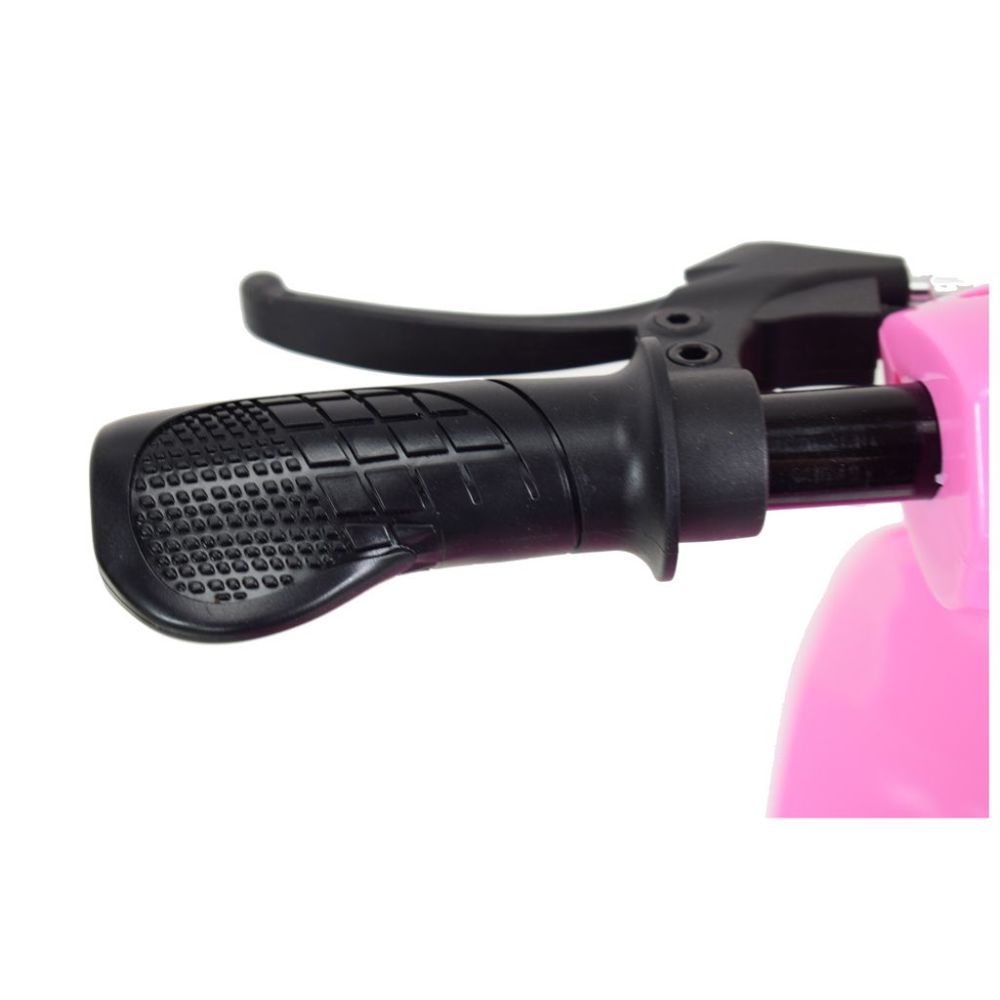 Akumuliatorinis rožinis retro motoroleris WATERPROOF/sx-2438