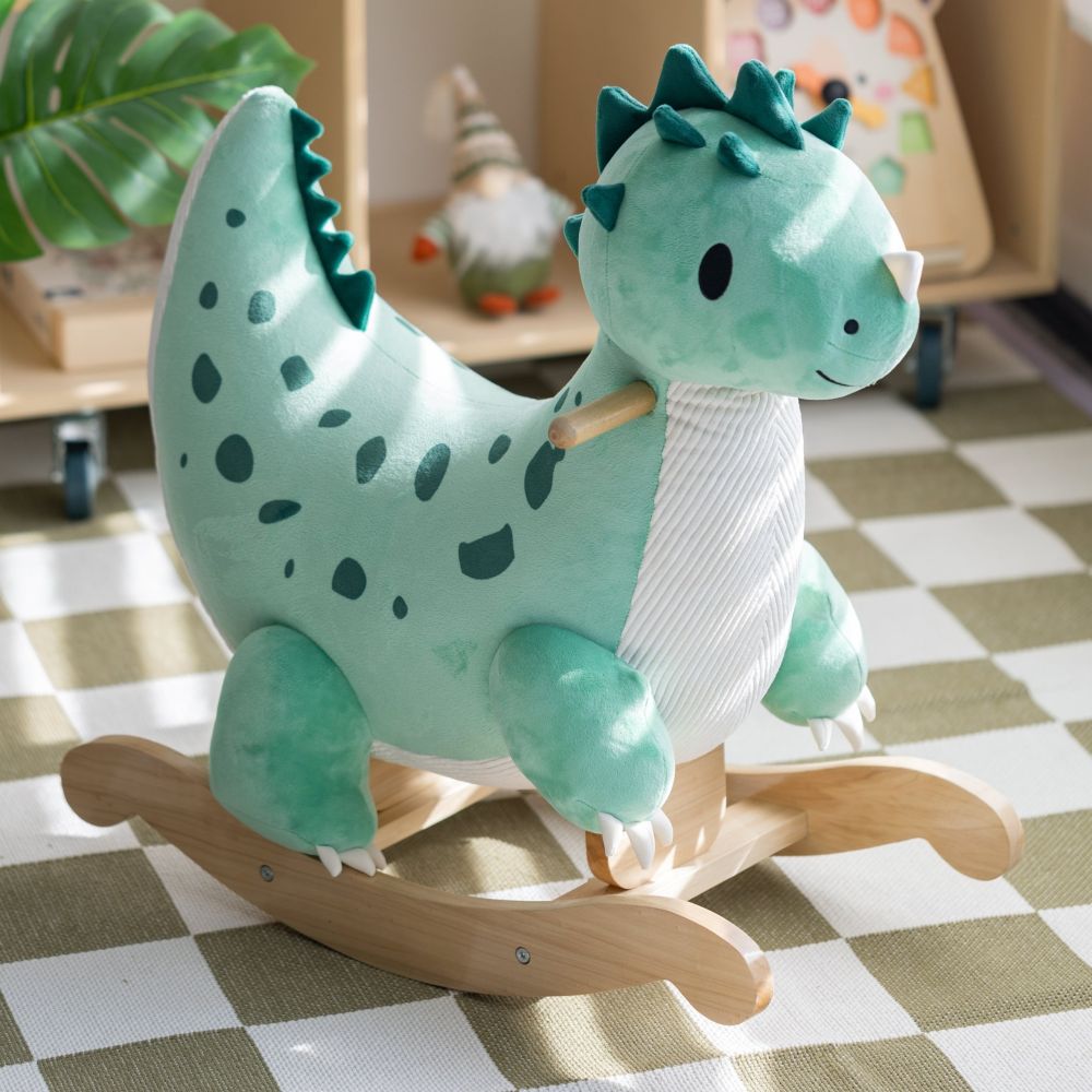 CLASSIC WORLD Wooden Rocking Dinosaur 