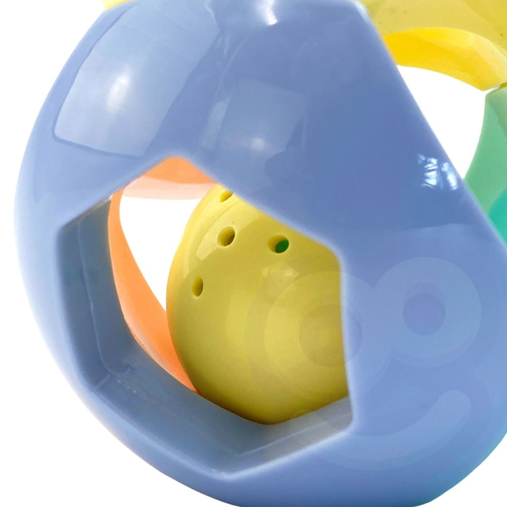 Barškutis kamuoliukas WOOPIE BABY pastelinės spalvos, 0 mėn. ir vyresniems