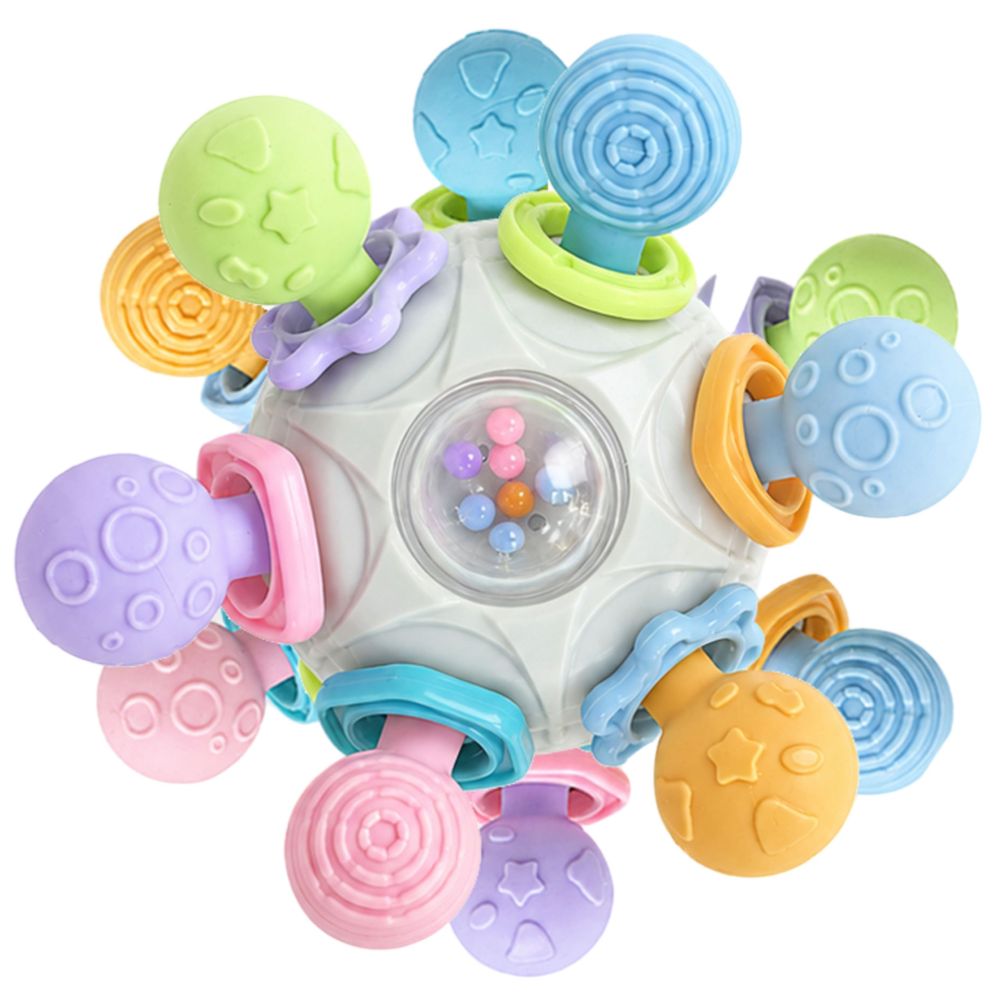 Jutiminis žaislas-kramtukas WOOPIE BABY 3-in-1 kamuolys, nuo 6 mėn.