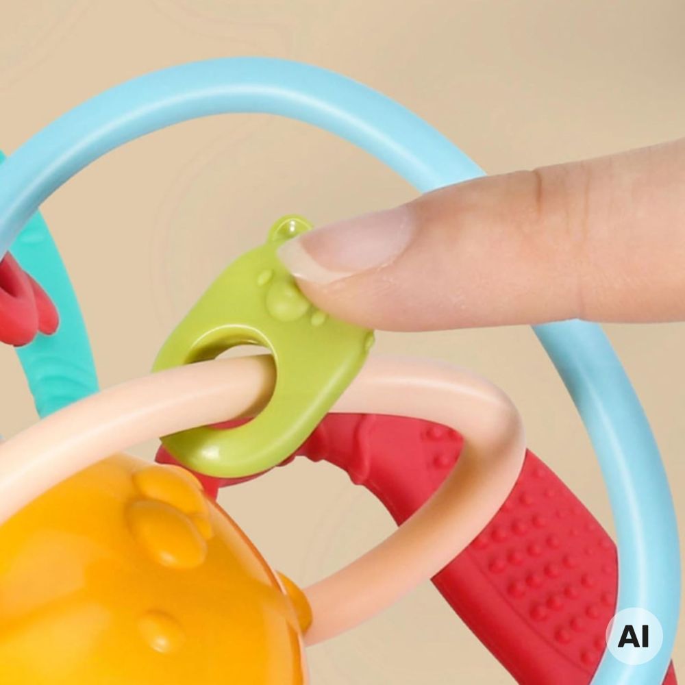 WOOPIE BABY Sensory Ball Teether for Babies 