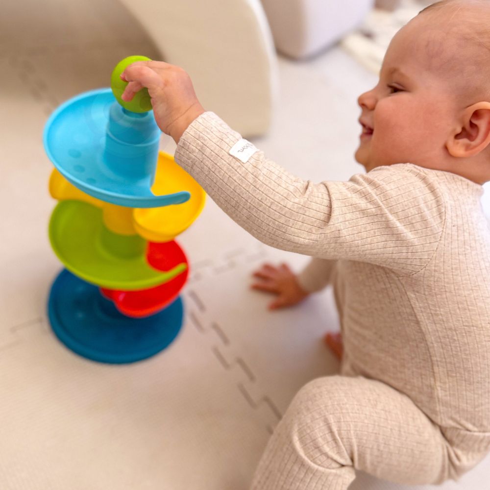 WOOPIE BABY Ball Track Spiral Set + 3 Balls 