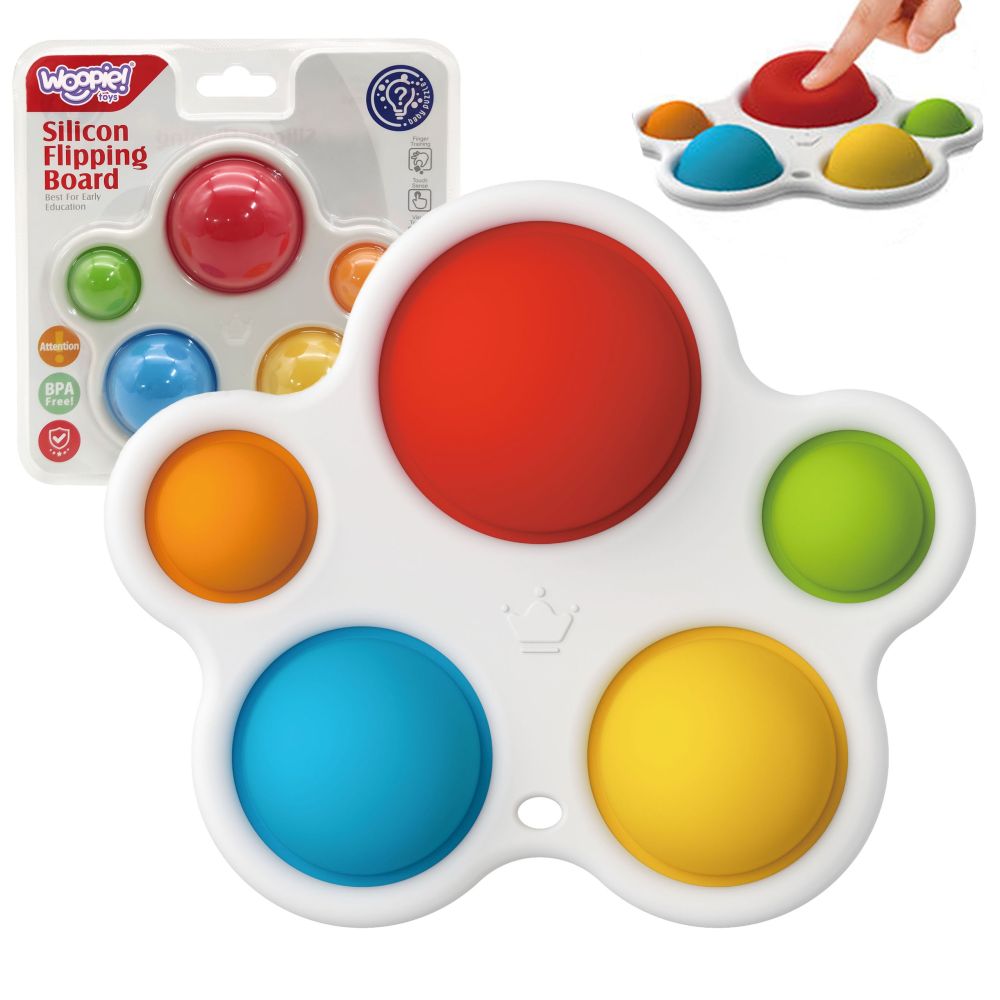 Antistresinis sensorinis žaislas kramtukas WOOPIE BABY POP IT Montessori