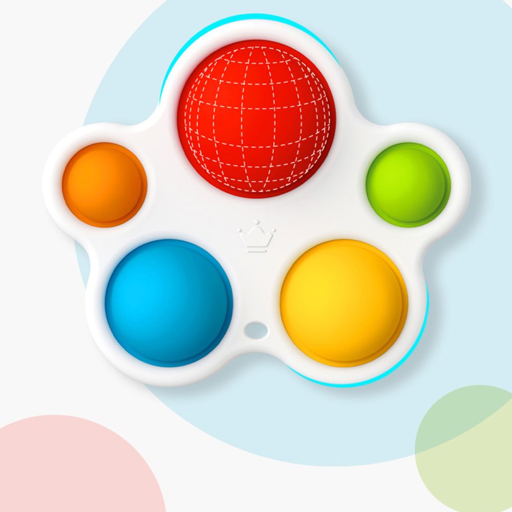 Antistresinis sensorinis žaislas kramtukas WOOPIE BABY POP IT Montessori