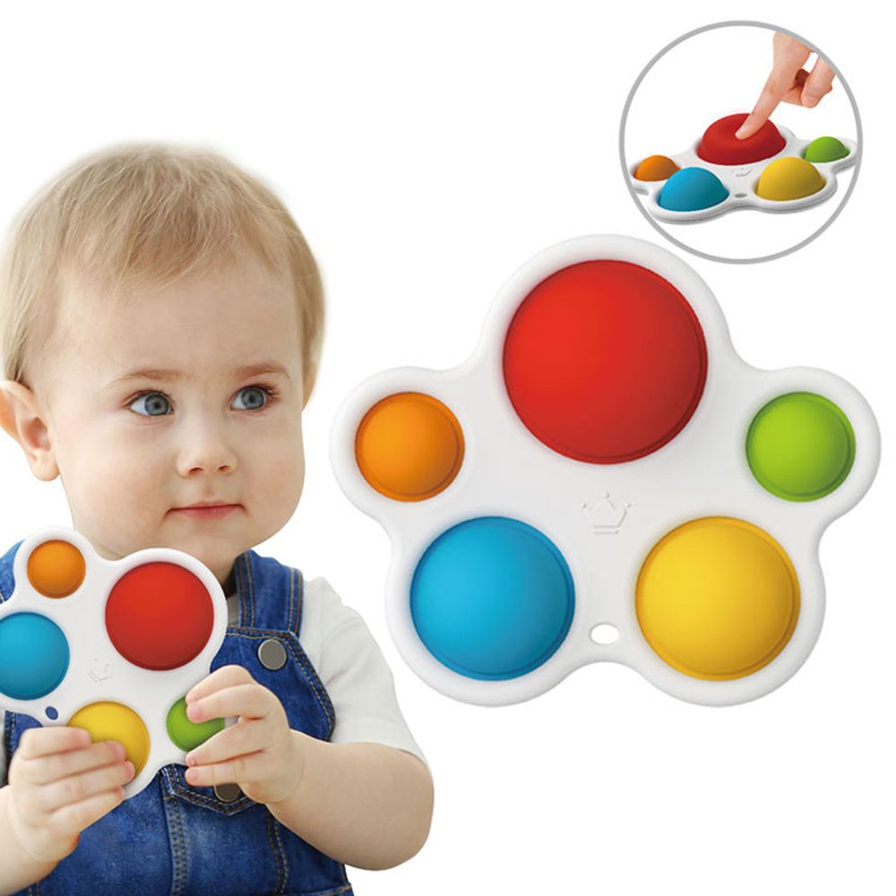 Antistresinis sensorinis žaislas kramtukas WOOPIE BABY POP IT Montessori