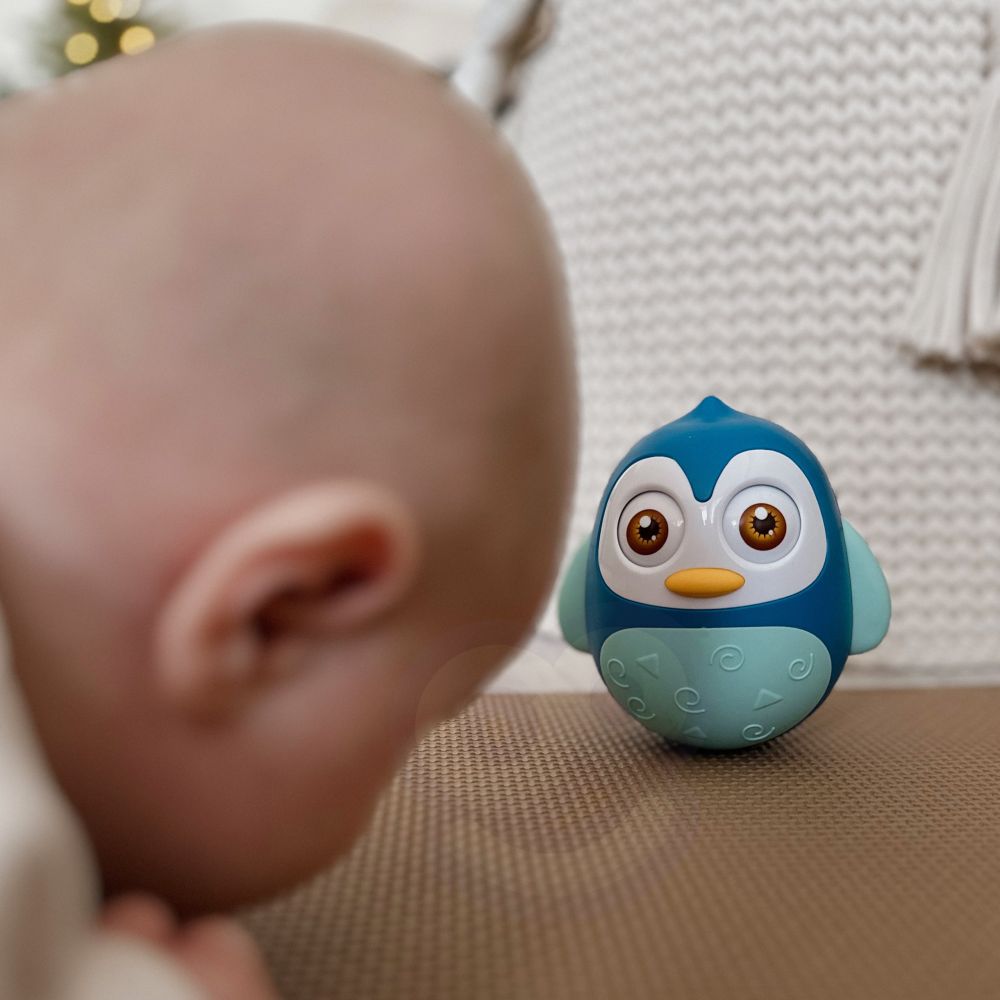 Sensorinis pingvinas WOOPIE BABY mėlynas