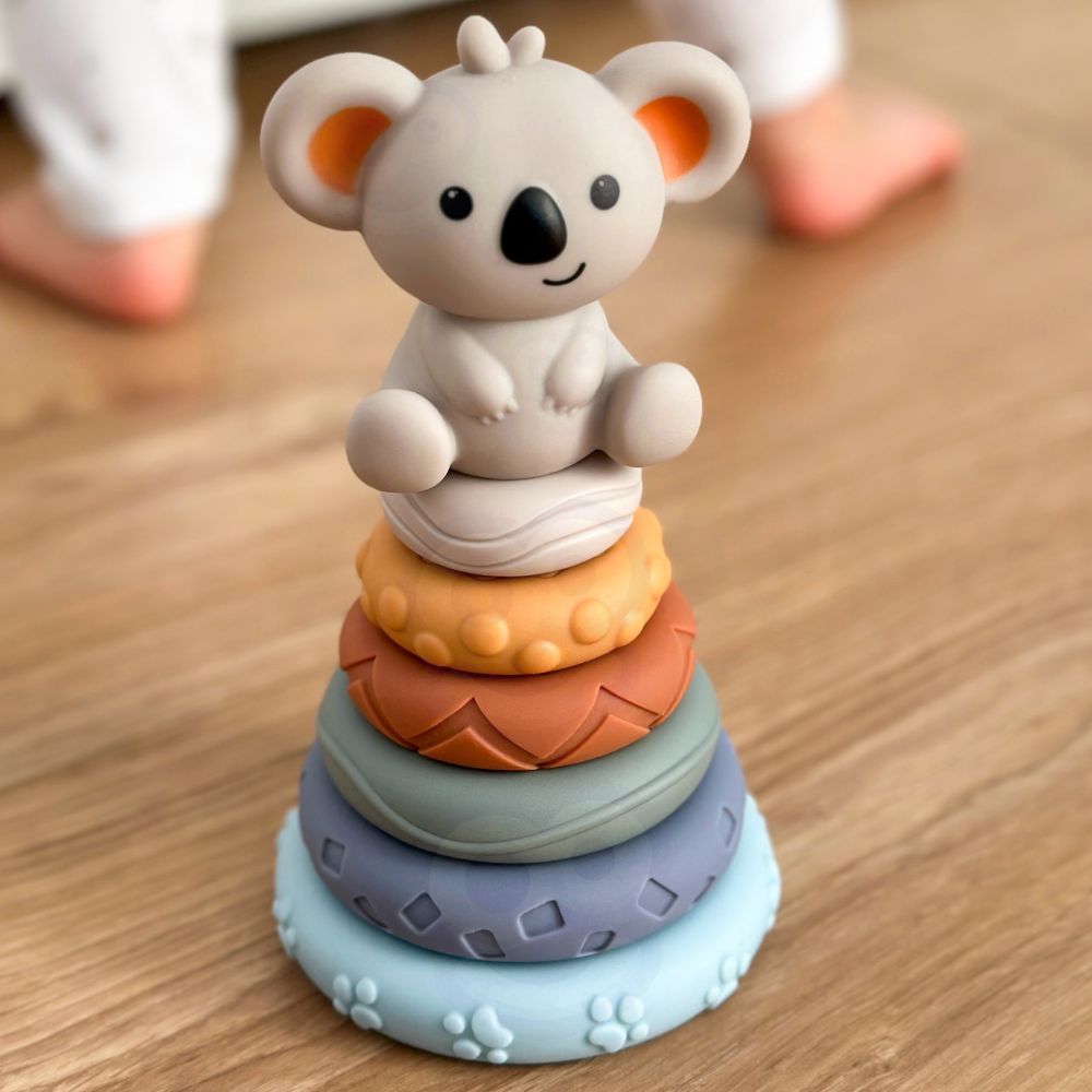 WOOPIE BABY Koala 2-in-1 Educational Pyramid Teether Set 