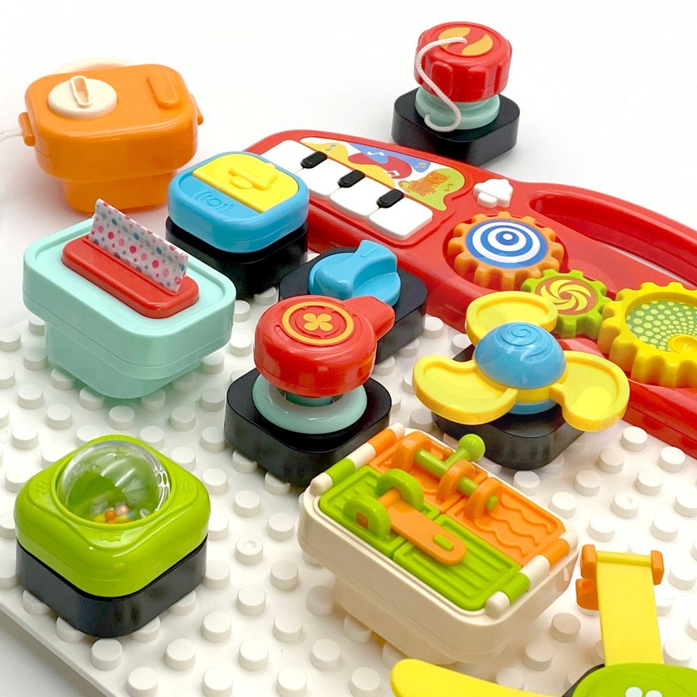 Edukacinė lenta WOOPIE BABY Montessori – spalvingas užsiėmimų skydelis