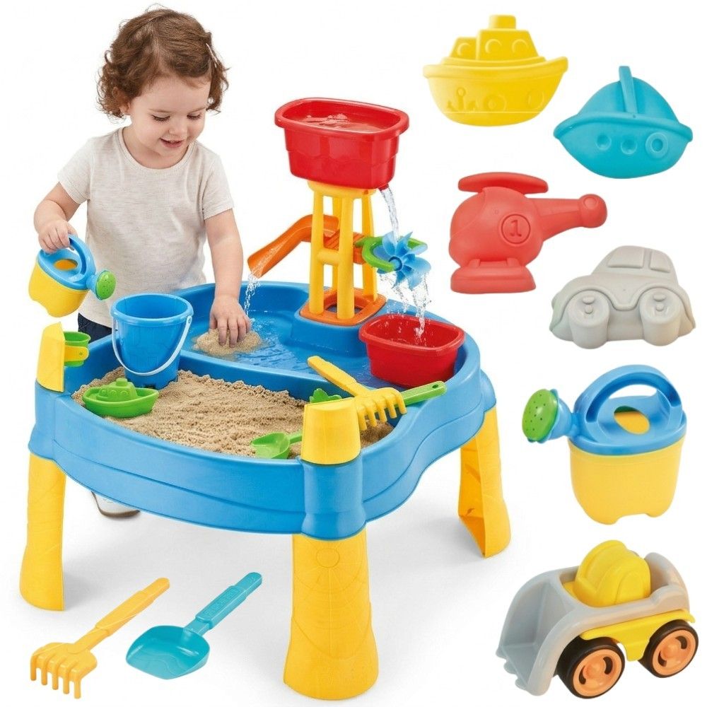 WOOPIE Water Table 2in1 Sandbox Mill 14 acc. 