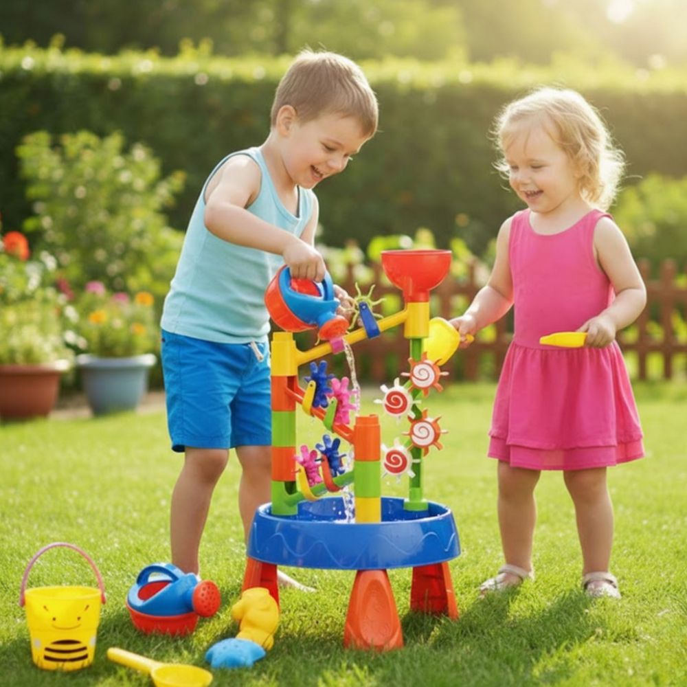 WOOPIE Water Table 2 in 1 Waterfall 5 pcs. 