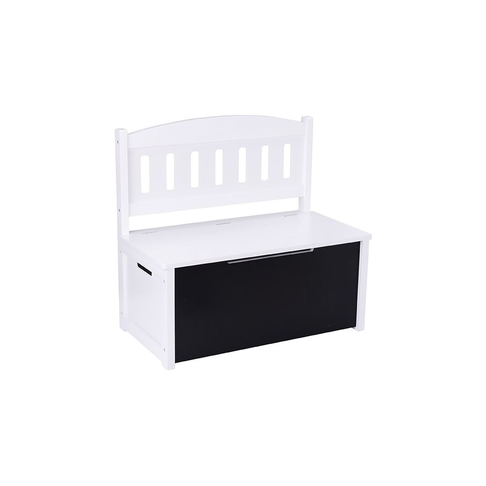 Tooky Toy 3-in-1 Wooden Toy Chest Bench with Drawing Board 