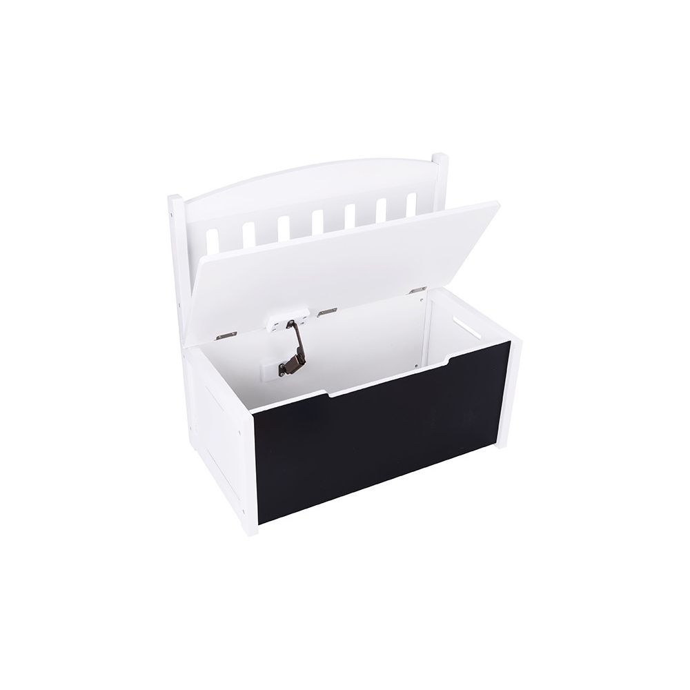 Tooky Toy 3-in-1 Wooden Toy Chest Bench with Drawing Board 
