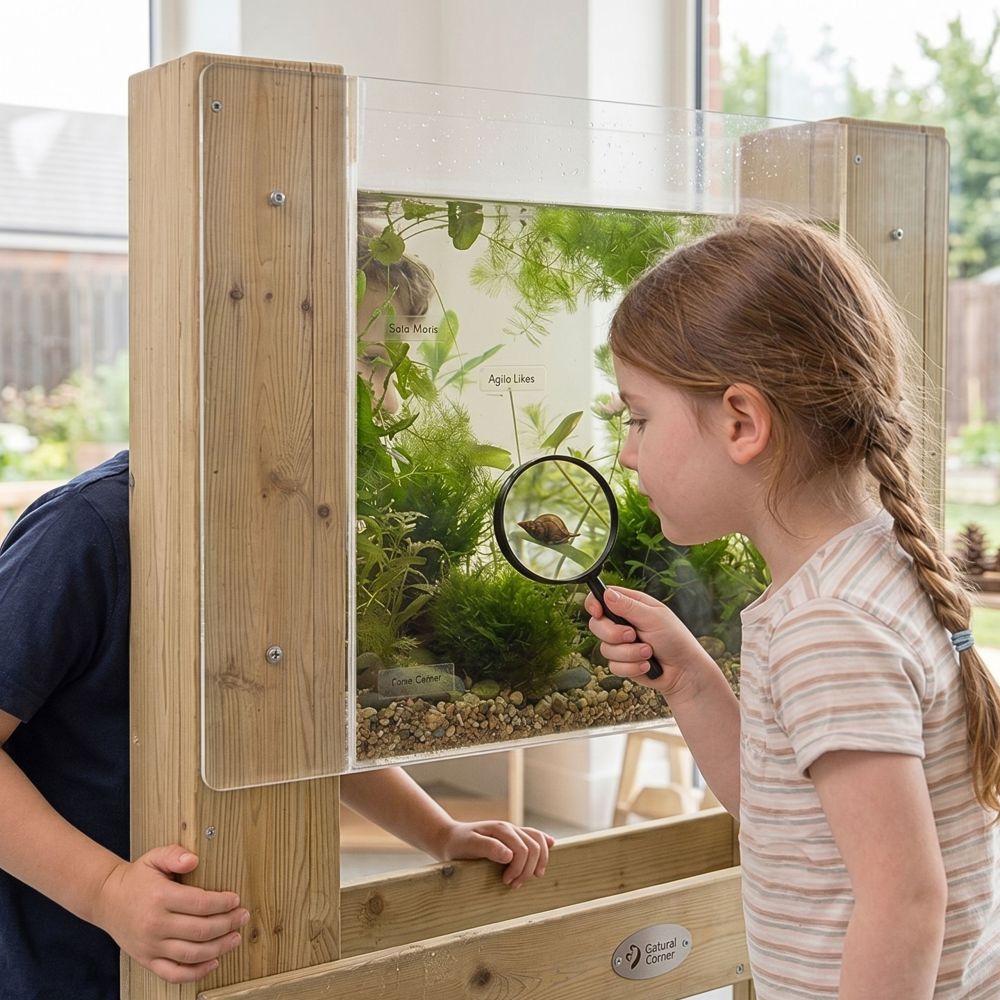 Medinė lenta žuvims ir augalams stebėti CLASSIC WORLD EDU