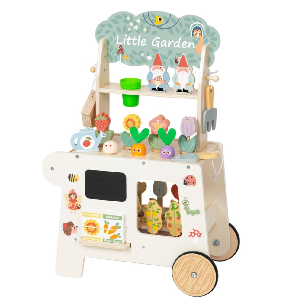 Medinis Montessori sodo vežimėlis TOOKY TOY, 57 el.