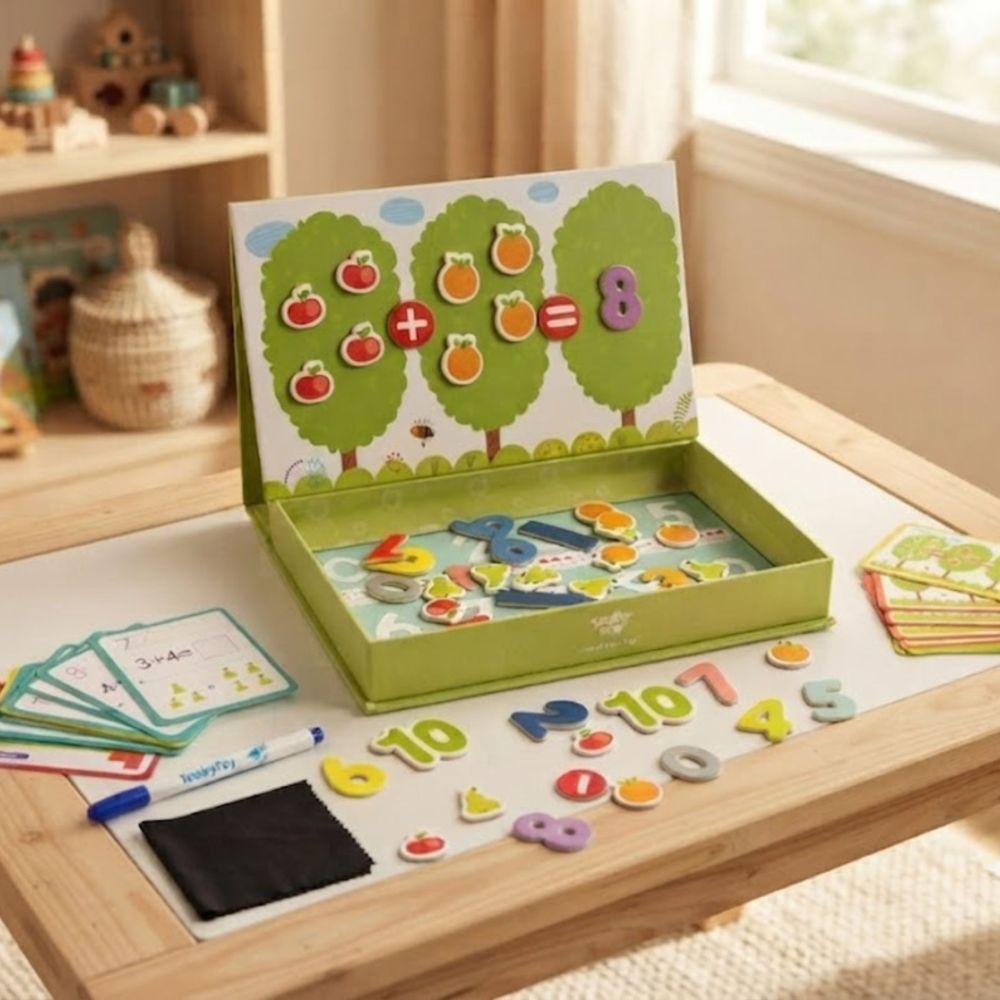 Medinis mokomasis magnetinis žaidimas - dėlionė TOOKY TOY Montessori