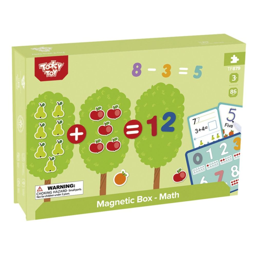 Medinis mokomasis magnetinis žaidimas - dėlionė TOOKY TOY Montessori