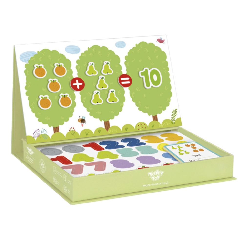 Medinis mokomasis magnetinis žaidimas - dėlionė TOOKY TOY Montessori