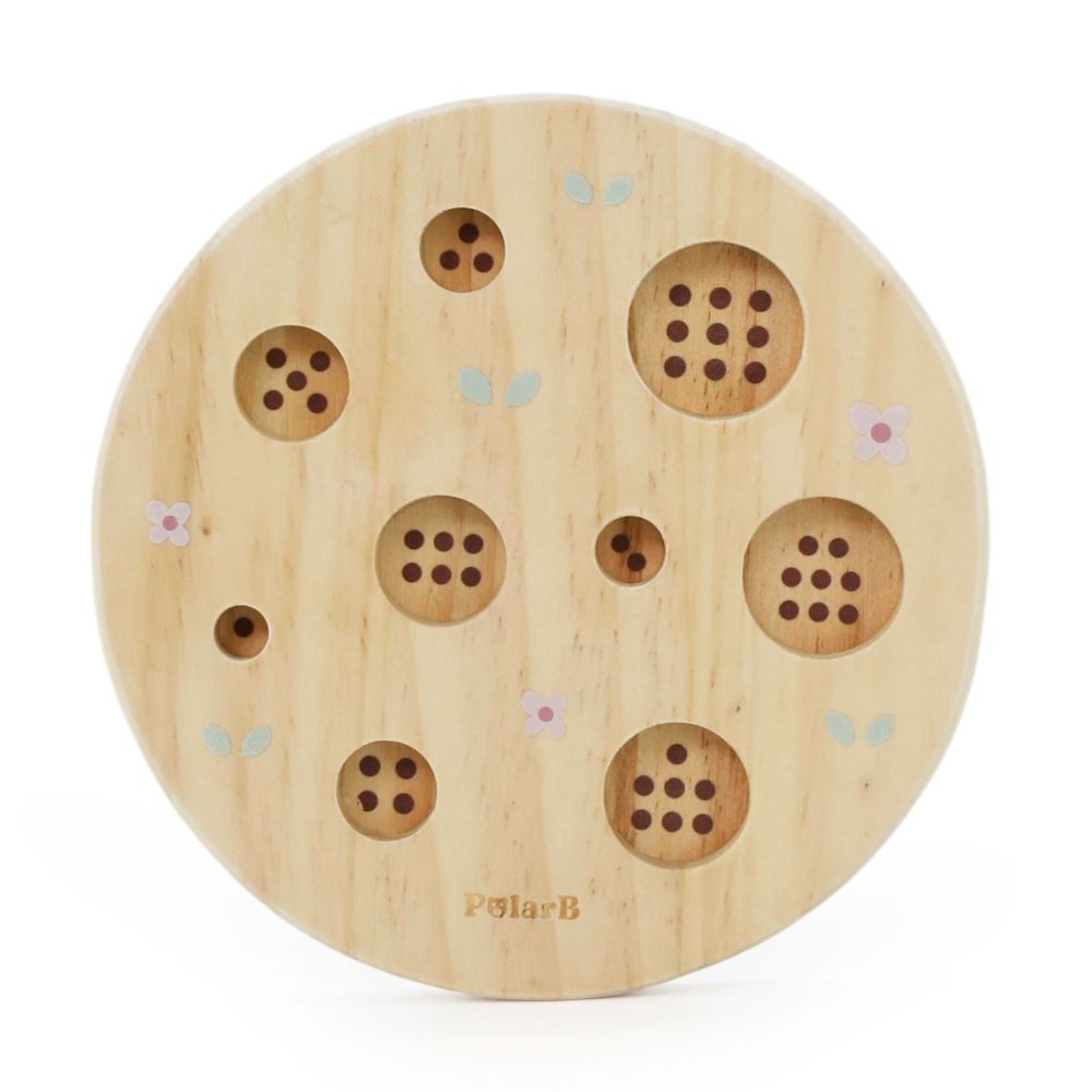 VIGA POLARB Wooden Puzzle Sorter Forest Trees Learning Counting 1-9 18+ VIGA POLARB 