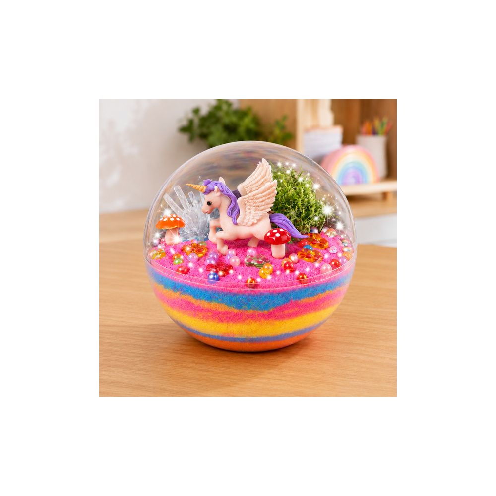 Zestaw Doświadczalny Hodowla Kryształów Terrarium z Jednorożcem DIY Światła