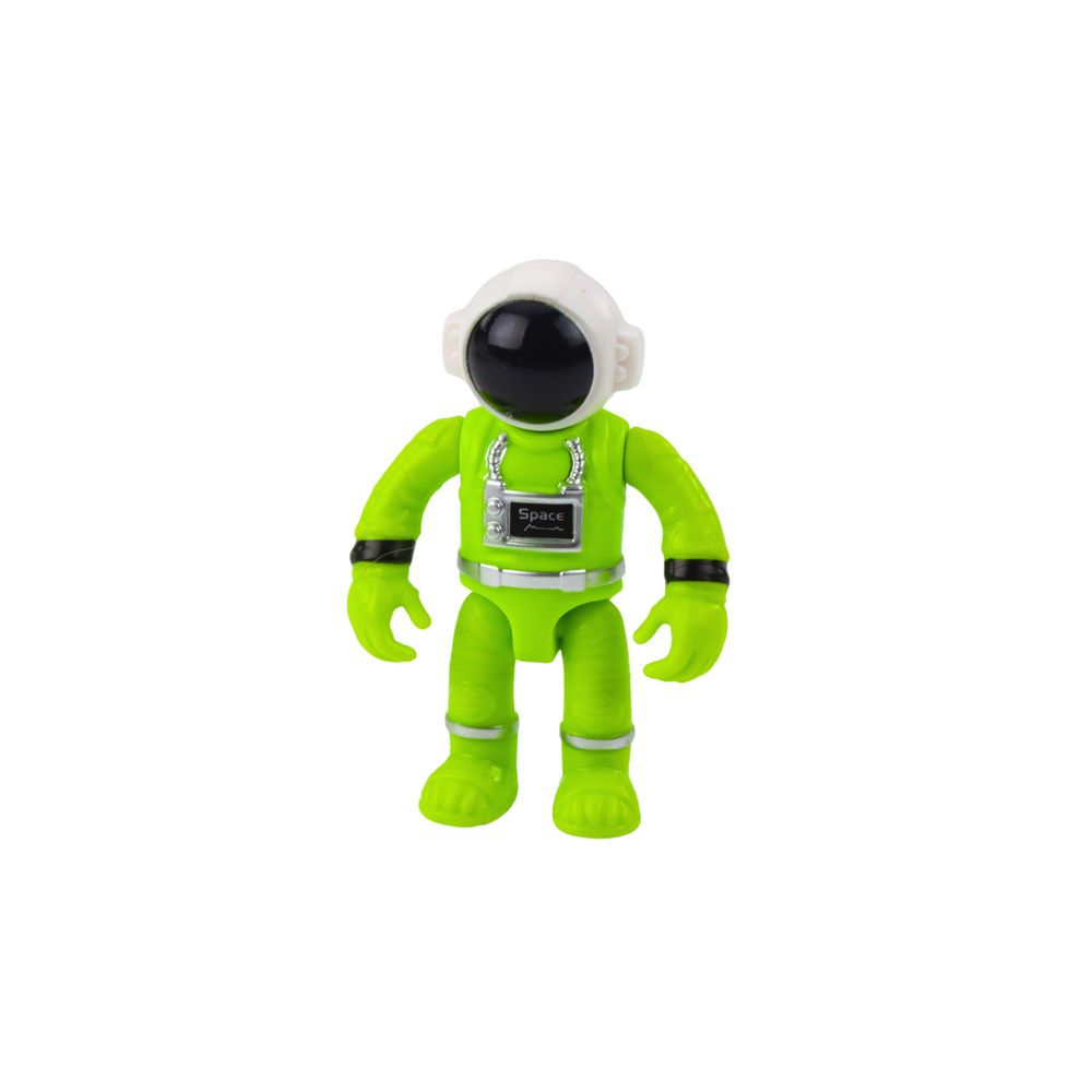 Statek Kosmiczny Ufo Figurka Astronauty Światła Dźwięki Zielony