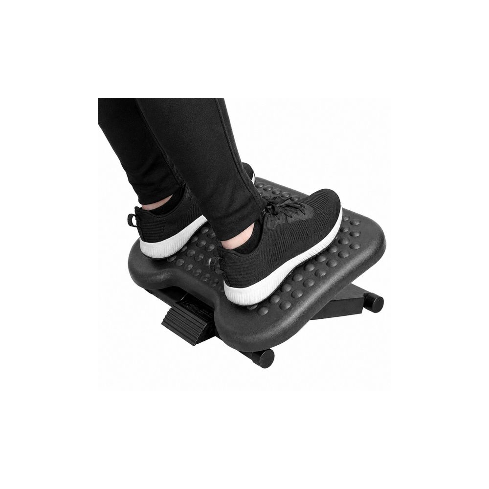 Podnóżek Regulowany Biurowy Pod Biurko Ergonomiczny Z Wypustkami 3 Poziomy