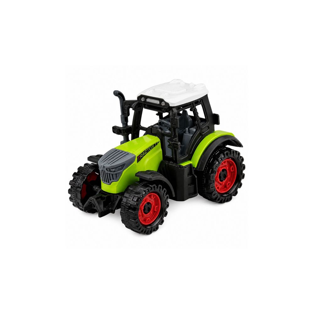 Traktor Farmerski Rolniczy Z Napędem Frykcyjnym Zielony 15 cm