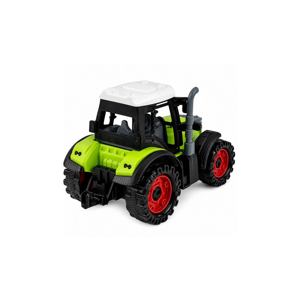 Traktor Farmerski Rolniczy Z Napędem Frykcyjnym Zielony 15 cm