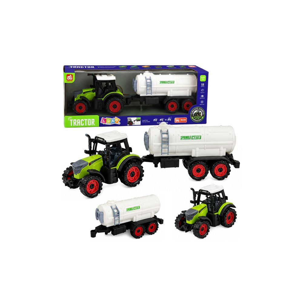 Traktor Farmerski z Cysterną Napęd Frykcyjny Maszyna Rolnicza 34 cm