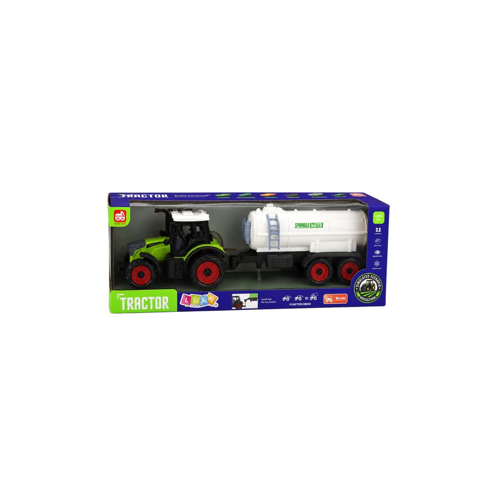 Traktor Farmerski z Cysterną Napęd Frykcyjny Maszyna Rolnicza 34 cm