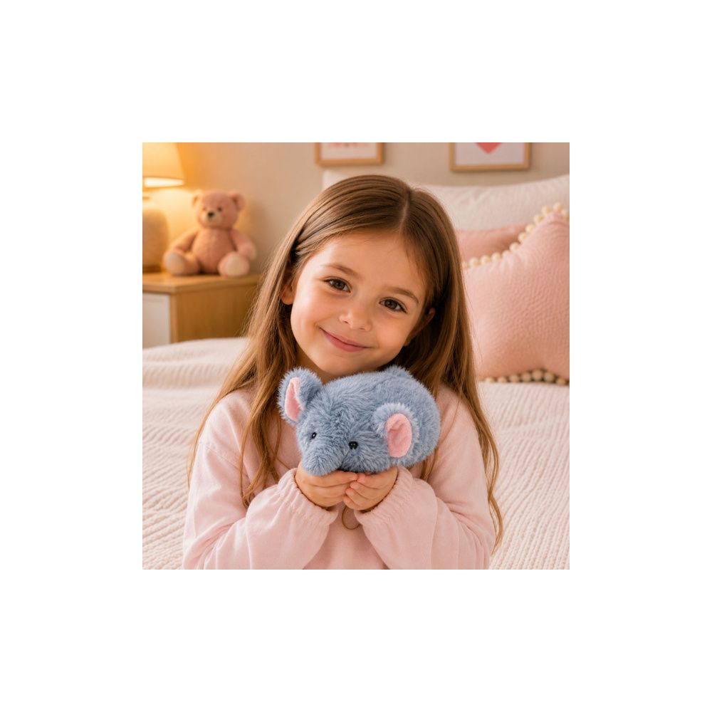 Pluszowy Słonik Maskotka Przytulanka Miękki Mały Szary 18 cm