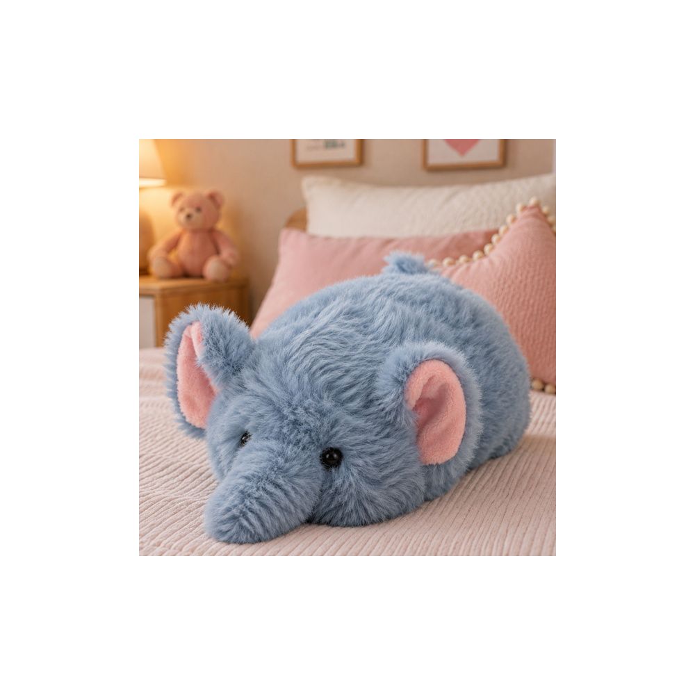 Pluszowy Słonik Maskotka Przytulanka Miękki Mały Szary 18 cm