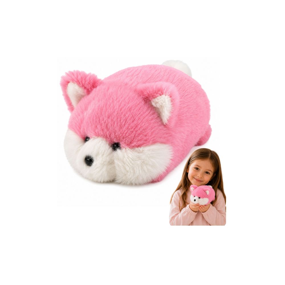 Pluszowy Lisek Maskotka Przytulanka Różowe Miękkie Futerko 16 cm