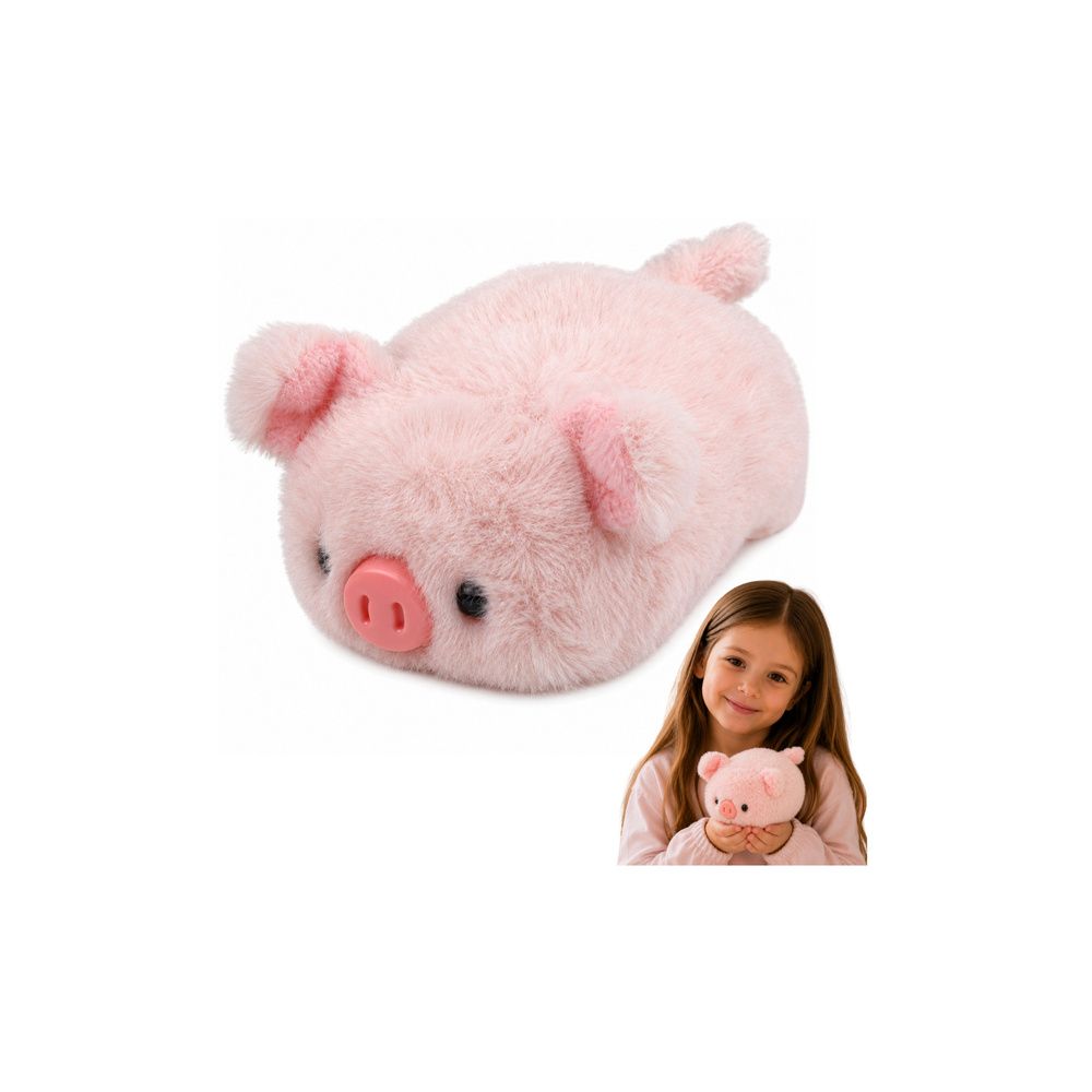 Pluszowa Świnka Maskotka Miękka Przytulanka Różowa 16 cm