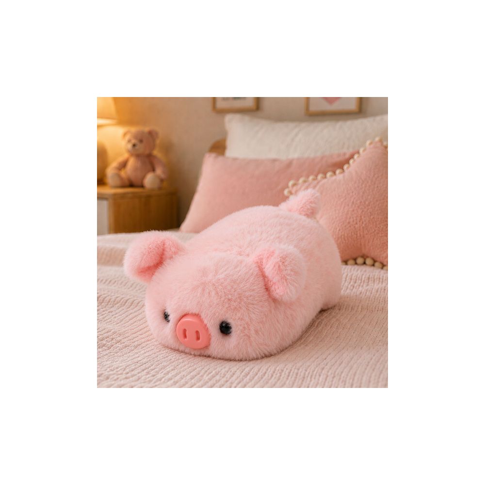 Pluszowa Świnka Maskotka Miękka Przytulanka Różowa 16 cm