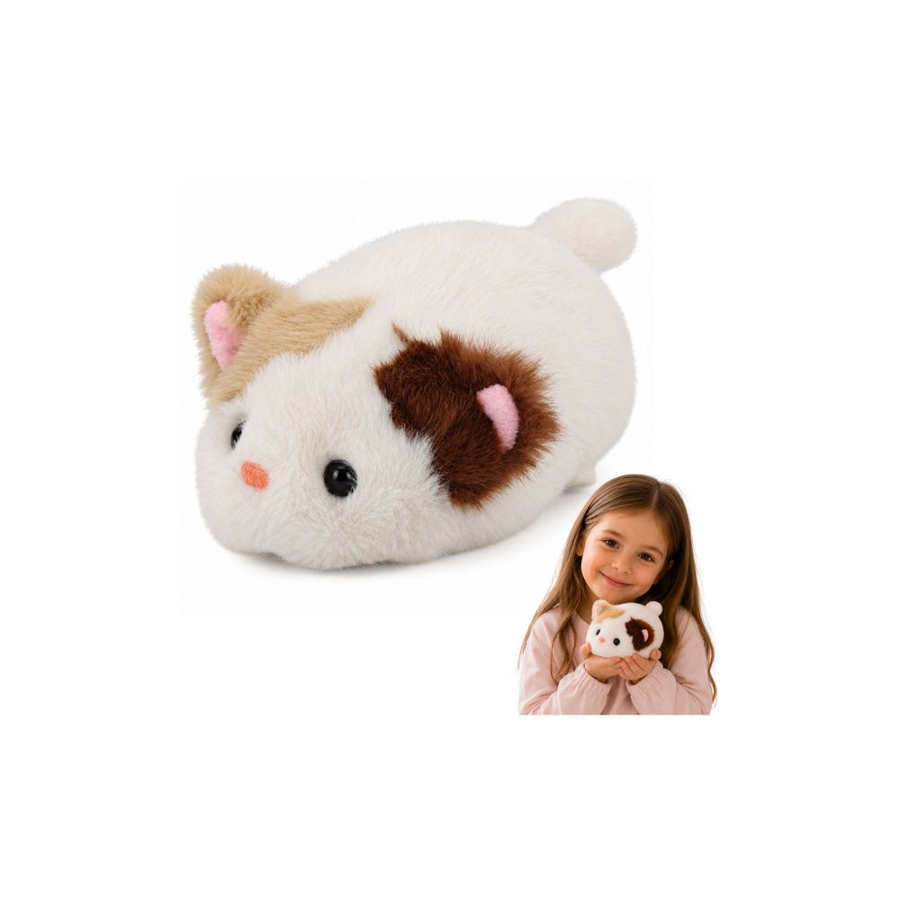 Pluszowy Kotek Maskotka Przytulanka Miękki Mały Biały 16 cm