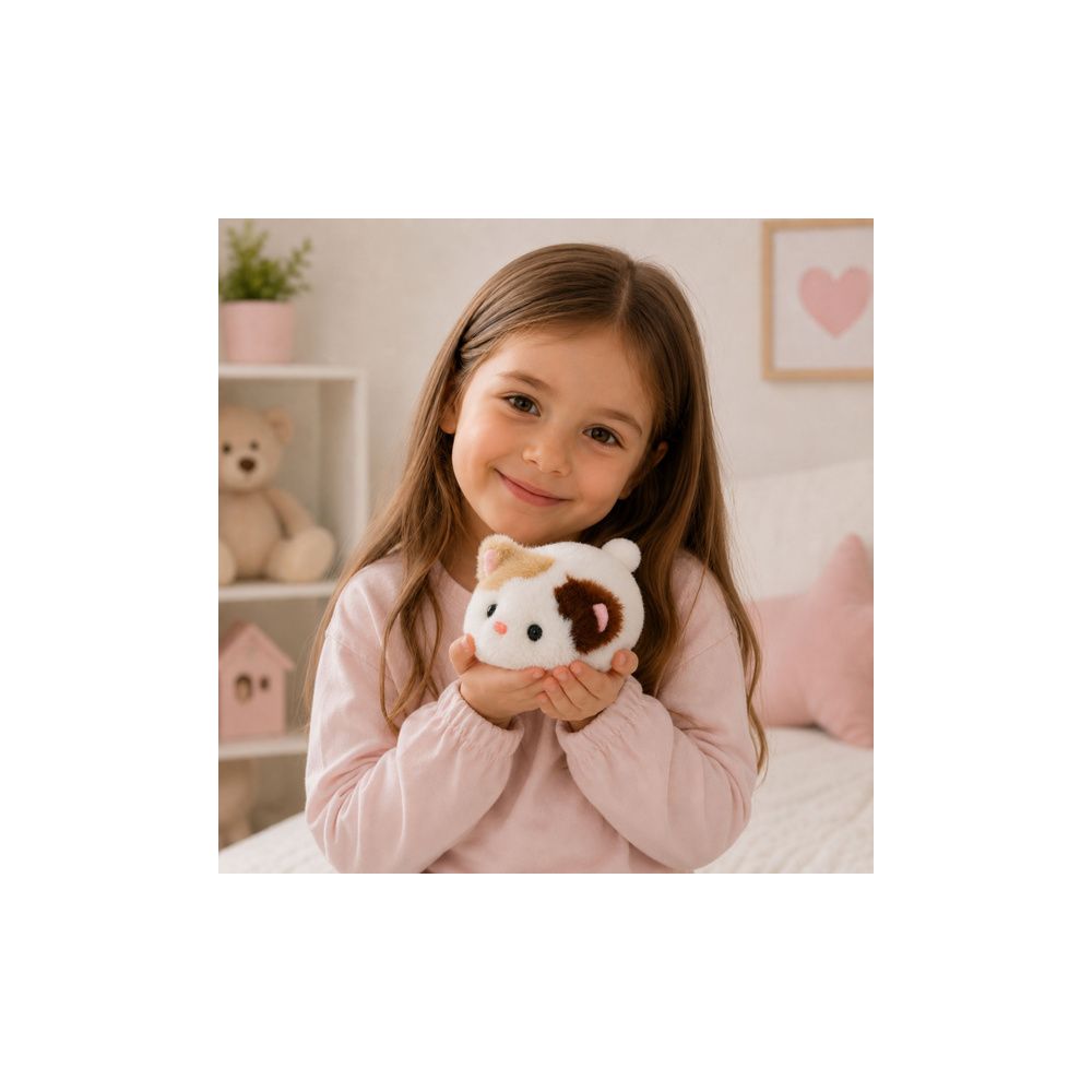 Pluszowy Kotek Maskotka Przytulanka Miękki Mały Biały 16 cm