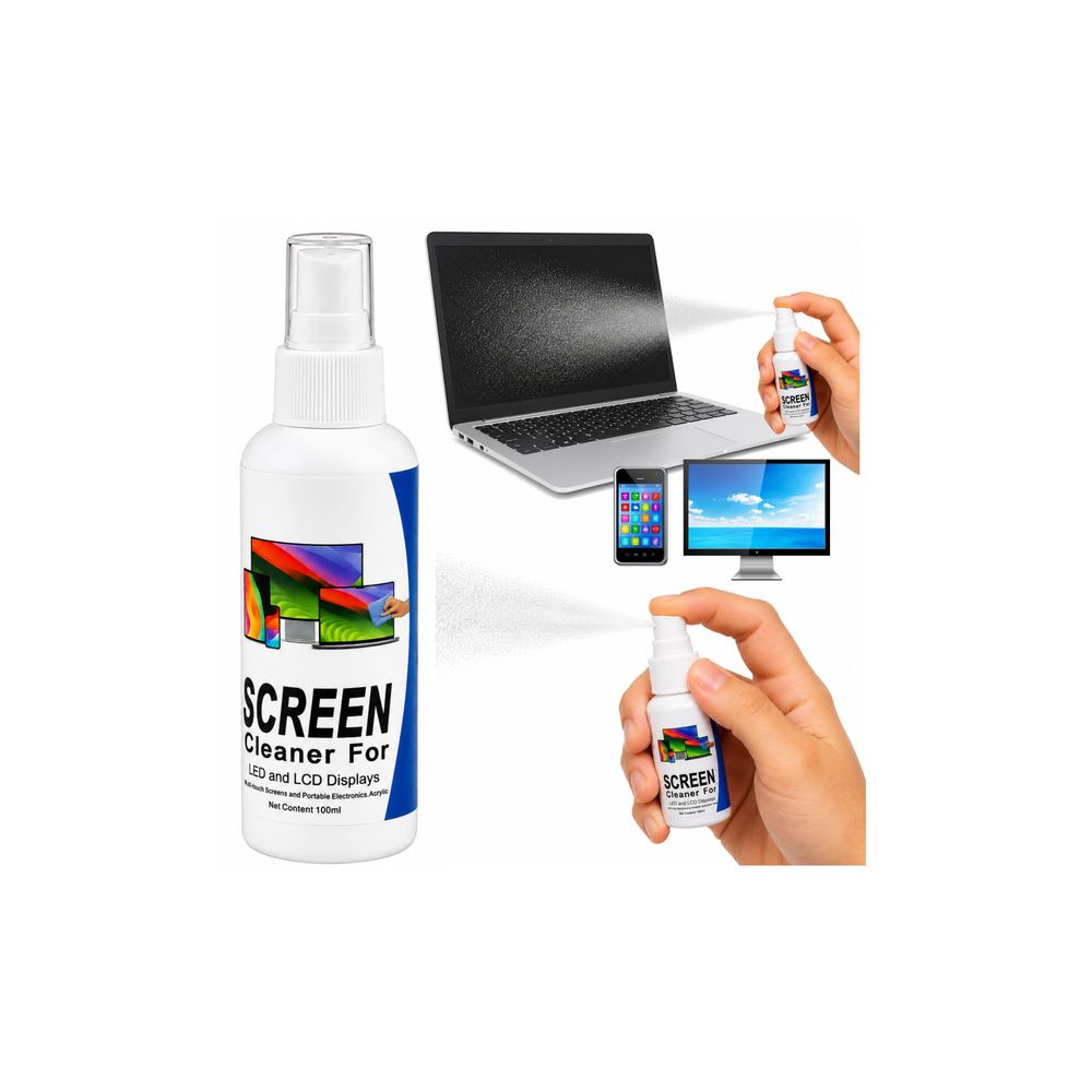 Preparat Do Czyszczenia Ekranów LCD LED TFT Komputera Telefonów 100 ml