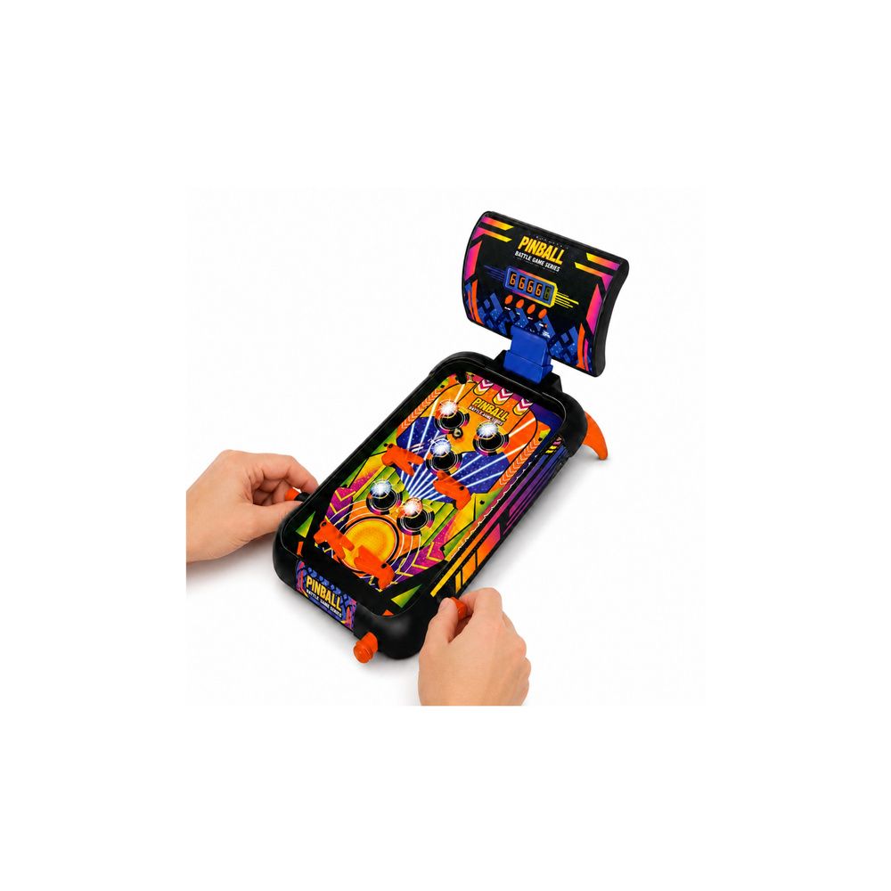 Gra Zręcznościowa Pinball Stołowy Flipper Licznik Punktów Światła Dźwięki