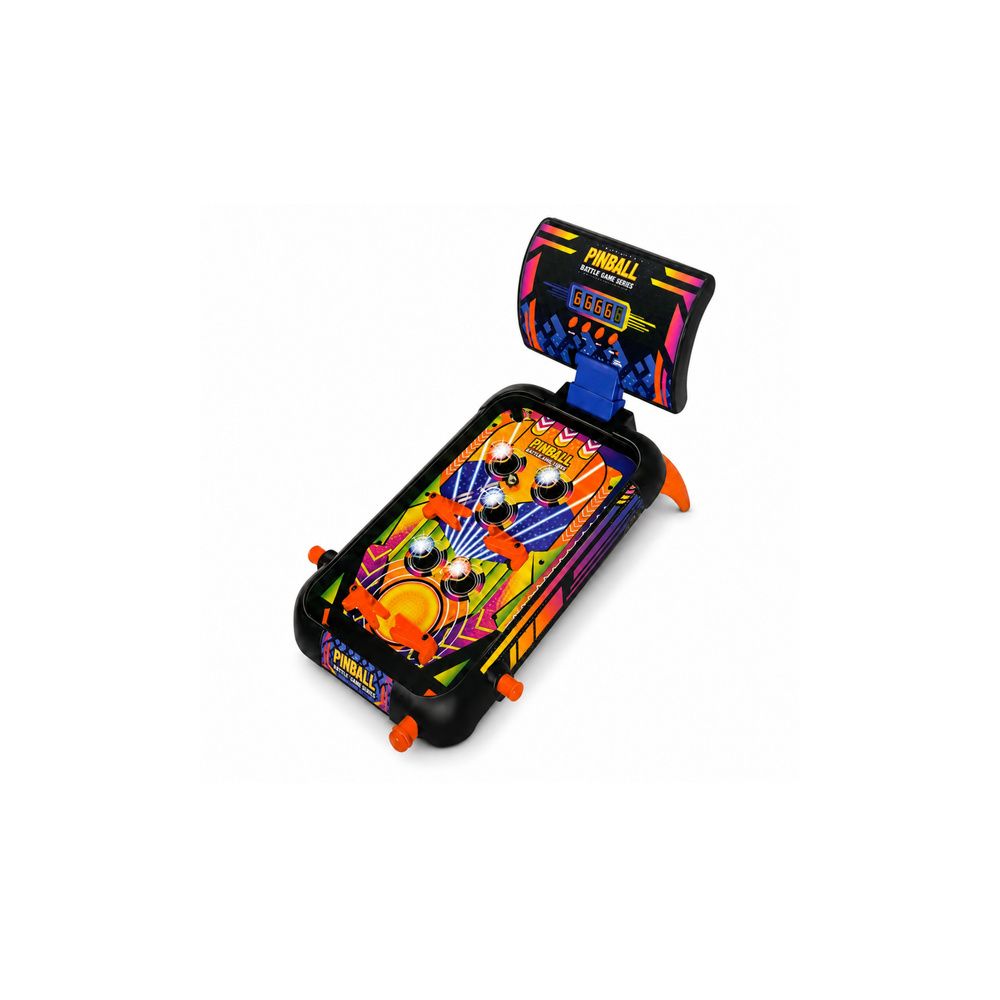 Gra Zręcznościowa Pinball Stołowy Flipper Licznik Punktów Światła Dźwięki