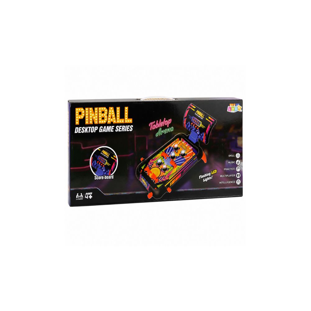 Gra Zręcznościowa Pinball Stołowy Flipper Licznik Punktów Światła Dźwięki
