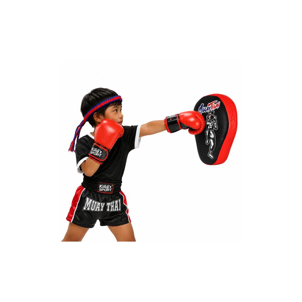 Zestaw Sportowy Bokserski Rękawice Łapa Treningowa 2w1 MUAY THAI